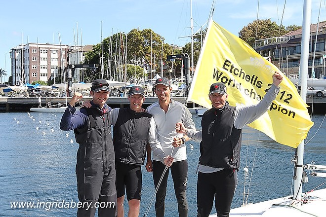 Iron Lotus - winning crew. Etchells Worlds 2012 © Ingrid Abery http://www.ingridabery.com