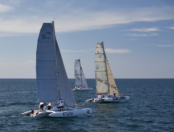 Mount Gay Rum 2012 Neptune Regatta. Multihull division. © Guy Nowell/ Mt Gay Rum Neptune Regatta