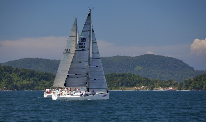 Mount Gay Rum 2012 Neptune Regatta. IRC racing in front of Neptune Island. © Guy Nowell/ Mt Gay Rum Neptune Regatta