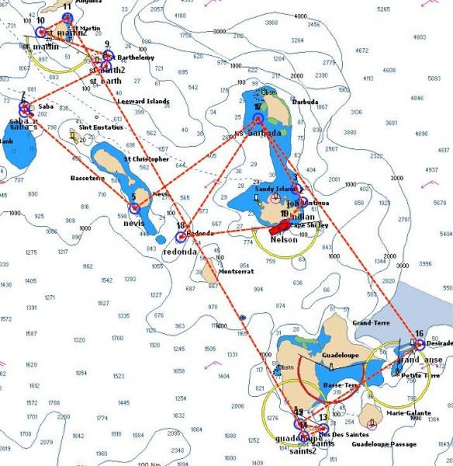 Course - RORC Caribbean 600 2012 © SW