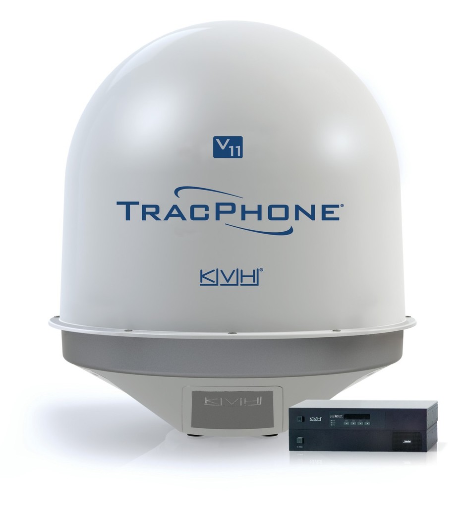 KVH TracPhone V11 Satellite Antenna photo copyright KVH Industries taken at  and featuring the  class