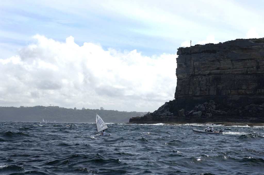 Jim Colley coming in through Sydney Heads photo copyright Gerry Colley taken at  and featuring the  class