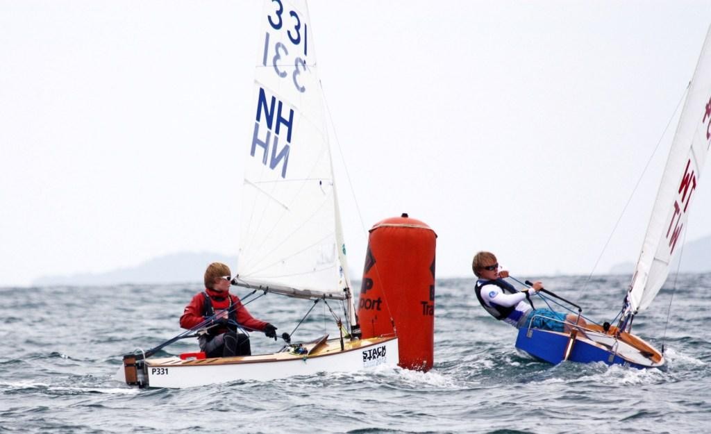 Isaac and Nick - Stack 2012  New Zealand P-Class Tanner Cup.   Twelve sailors from the 18 eligible provinces around the country contested this year’s competition.  Not surprisingly there was no entrant from Stewart Island, but Marlborough, Nelson, Otago, Southland and Poverty Bay also) © John Adair