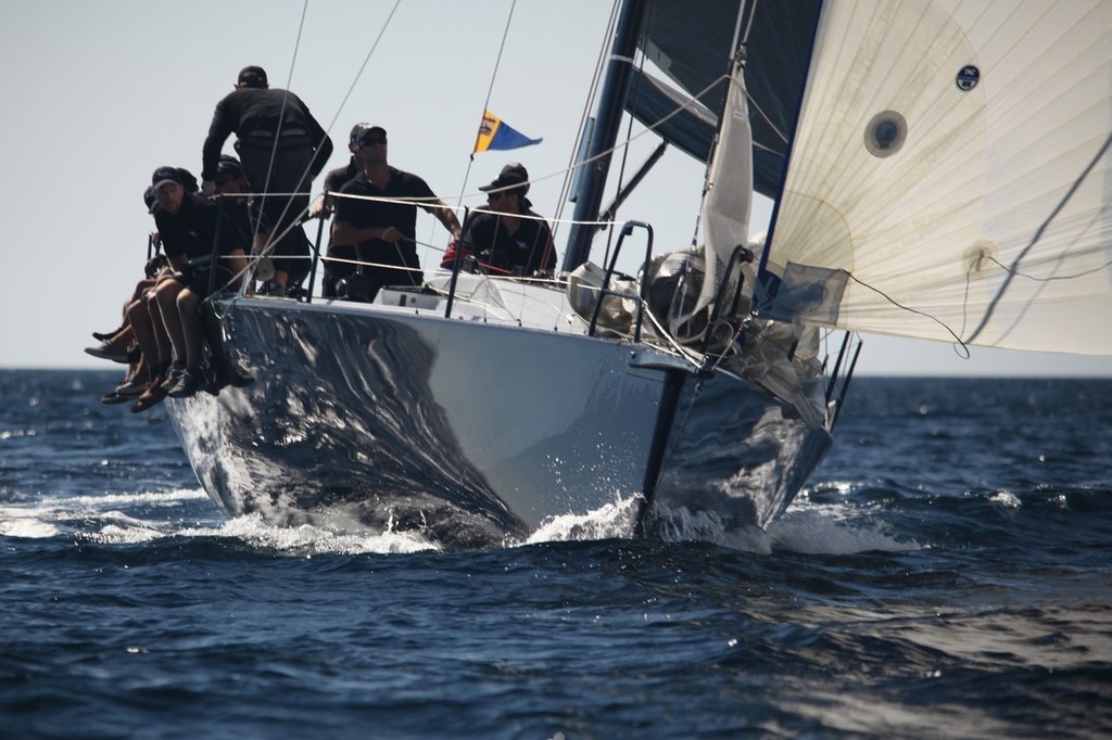 Gary McNally's GP42 Black Betty is the line honours favourite in the IRC fleet. photo copyright Bernie Kaaks taken at  and featuring the  class