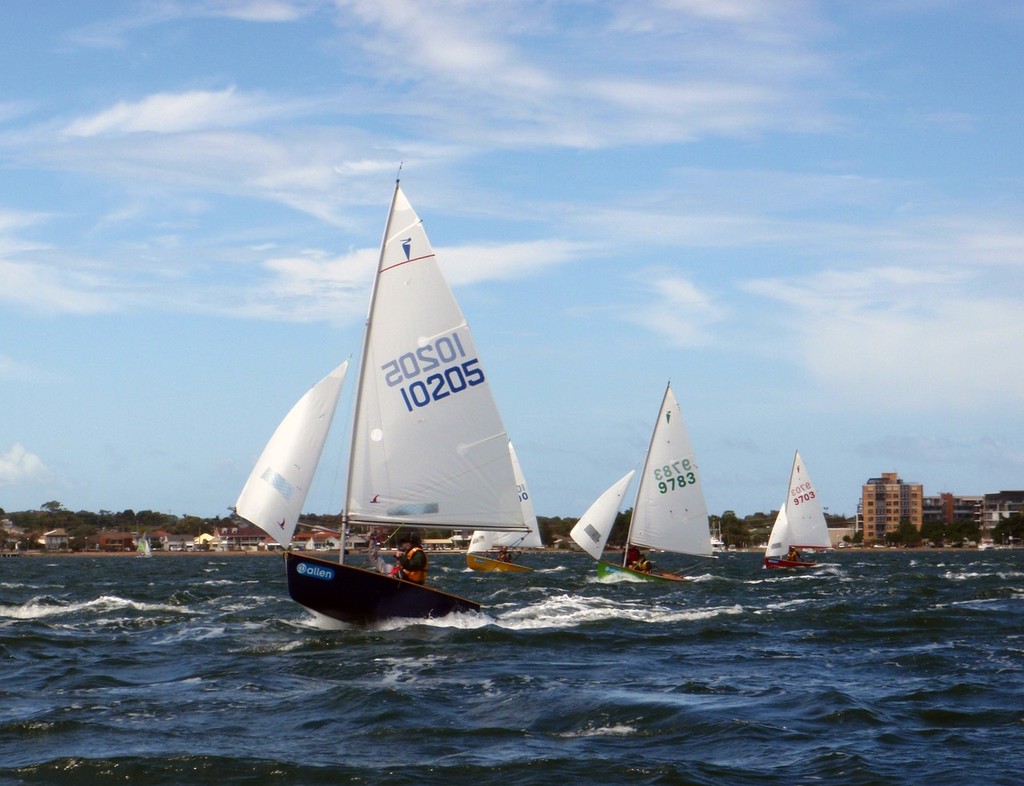 Greg Harris and Kai Johnston on their way to a win © Rhys Llewellyn