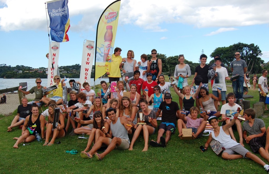 Thanks to all the sponsors, race committee, volunteers, and parents. - Bic Techno Oceanias and RS:X Nationals © Brian Haybittle