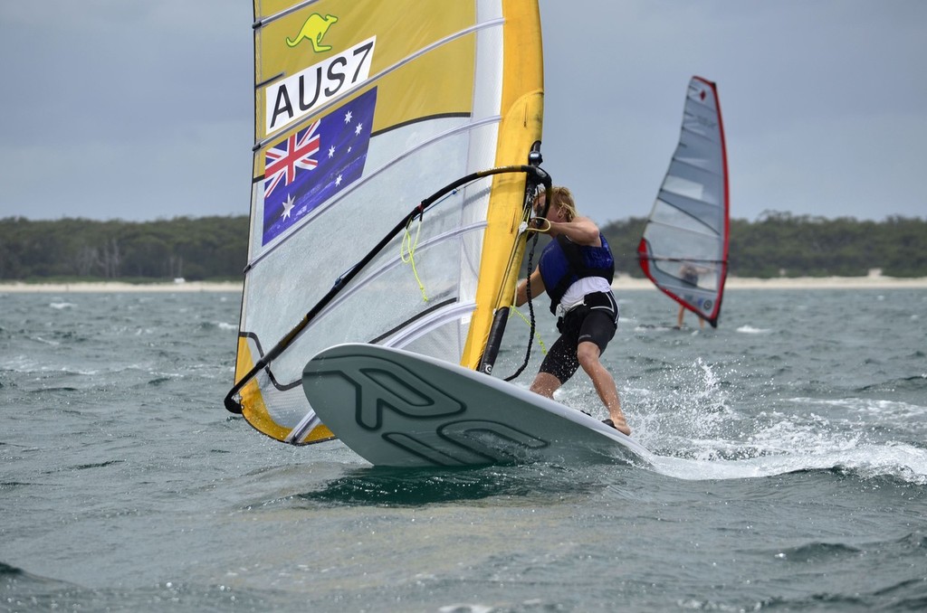 Levy mid gybe - RS:X Australian titles © Elena de Bruijne - copyright