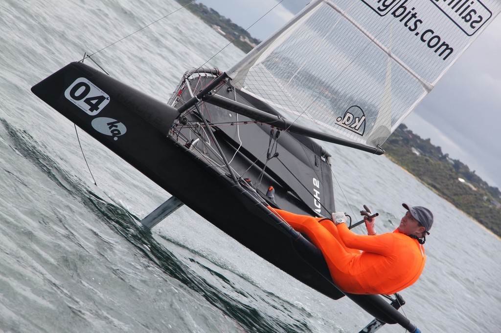 Warren Sare - 2012 KA Sails Australian Moth National Titles photo copyright Kylie Dunstan taken at  and featuring the  class