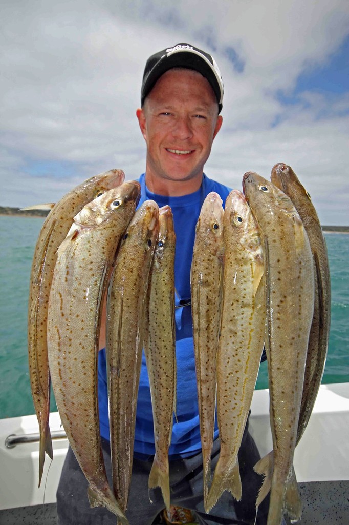 A great pair of whiting catch along the Middle Spit. © Jarrod Day