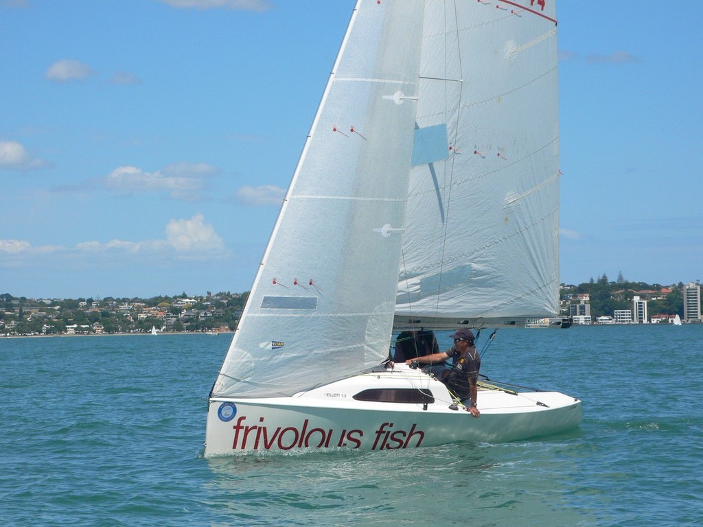 Frivolous Fish - Opua based competitor at the 2012 Elliott 5.9 Nationals - 2012 Elliott 5.9 Nationals photo copyright Rob Gill taken at  and featuring the  class