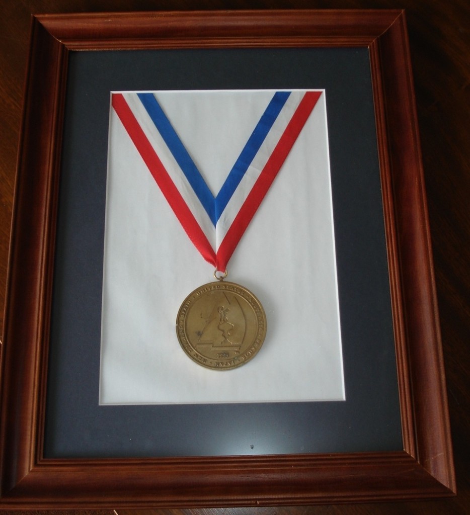 Ravensbourne Boating Club -  Russell Coutts Americas Cup medal © Colin Preston