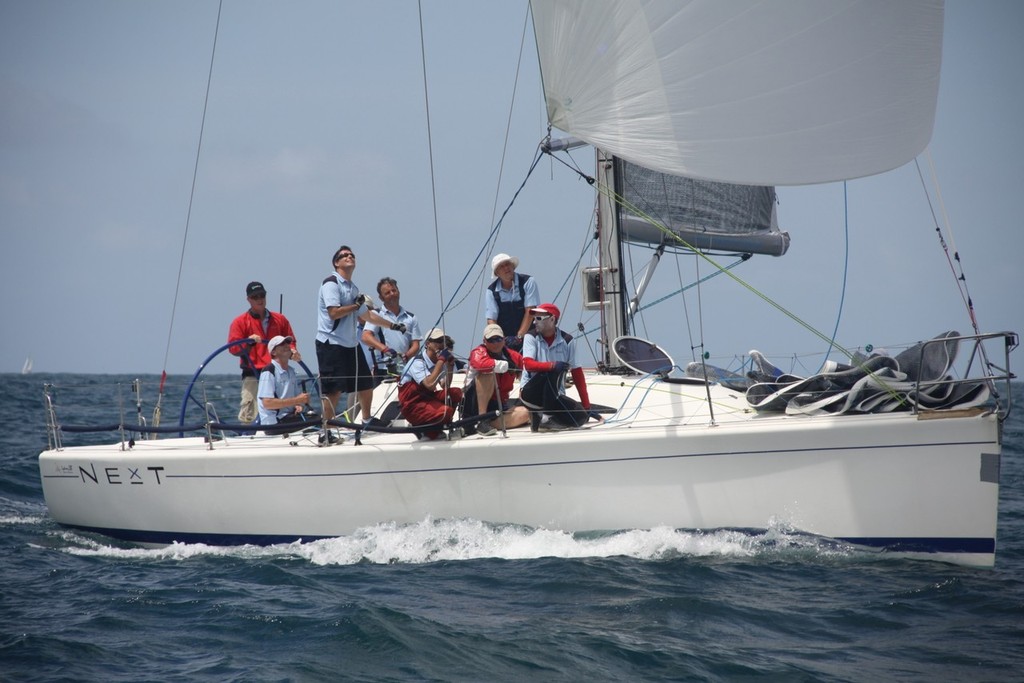  Mark Bulka skippers 'The Next Challenge' to victory for Lou Abrahams - Sydney 38OD Australian Championship 2012 photo copyright Damian Devine taken at  and featuring the  class