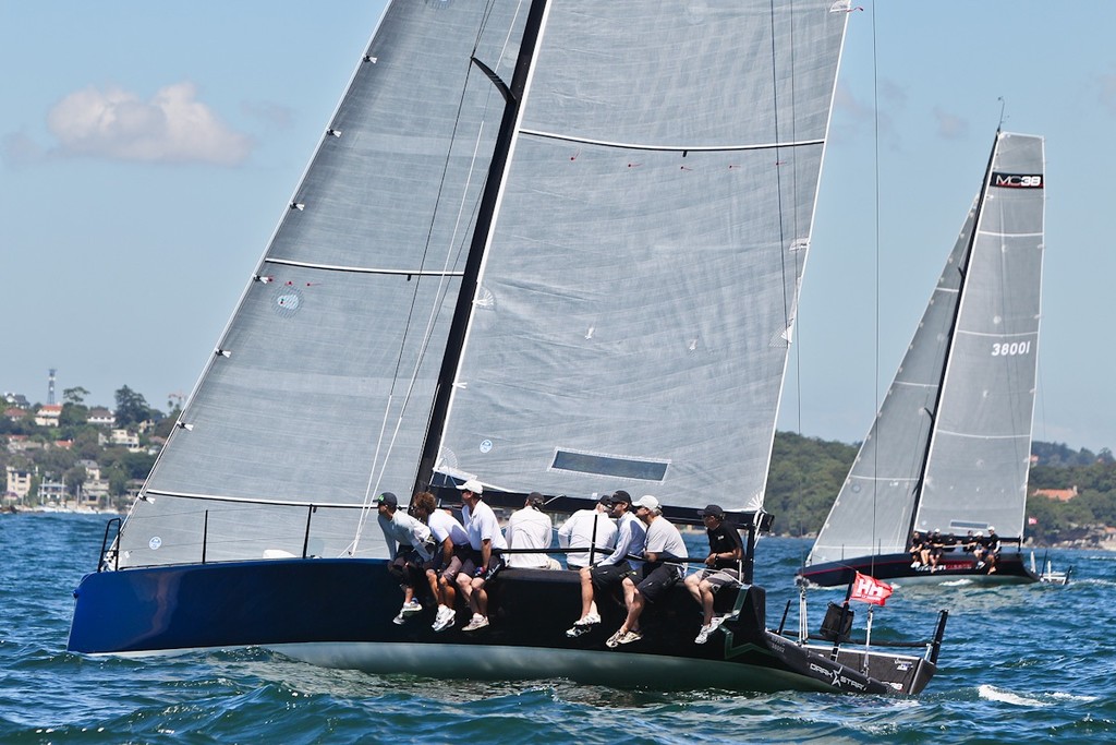 Dark Star and Cone of Silence - Sydney Harbour Regatta hosted by Middle Harbour Yacht Club, Mosman. 237 boats take to Sydney Harbour in the largest regatta in Sydney. Picture by Craig Greenhill SALTWATERIMAGES #Must credit SALTWATERIMAGES# - Sydney Harbour Regatta 2012 photo copyright Saltwater Images taken at  and featuring the  class