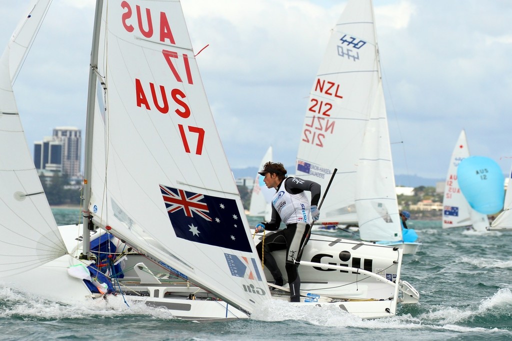 February 1, 2012 470JuniorWorlds (10) - 2012 - 470 Junior Worlds Day 5 photo copyright Richard Gladwell www.photosport.co.nz taken at  and featuring the  class