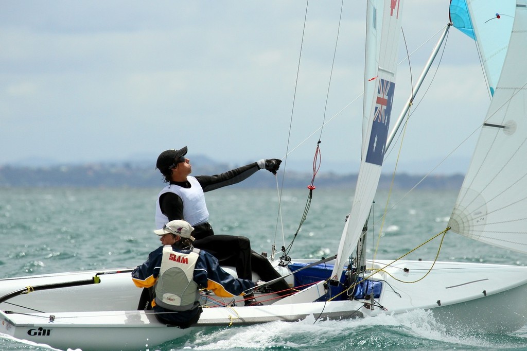 February 1, 2012 470JuniorWorlds (14) - 2012 - 470 Junior Worlds Day 5 photo copyright Richard Gladwell www.photosport.co.nz taken at  and featuring the  class