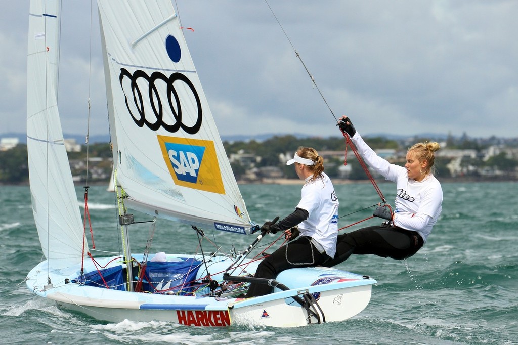 February 1, 2012 470JuniorWorlds (5) - 2012 - 470 Junior Worlds Day 5 photo copyright Richard Gladwell www.photosport.co.nz taken at  and featuring the  class