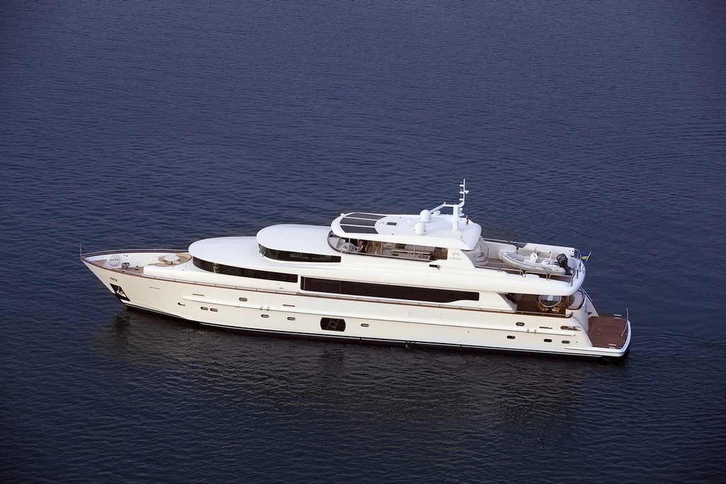 Horizon CC110 Lady Gaga photo copyright Horizon Yachts www.horizonyacht.com taken at  and featuring the  class
