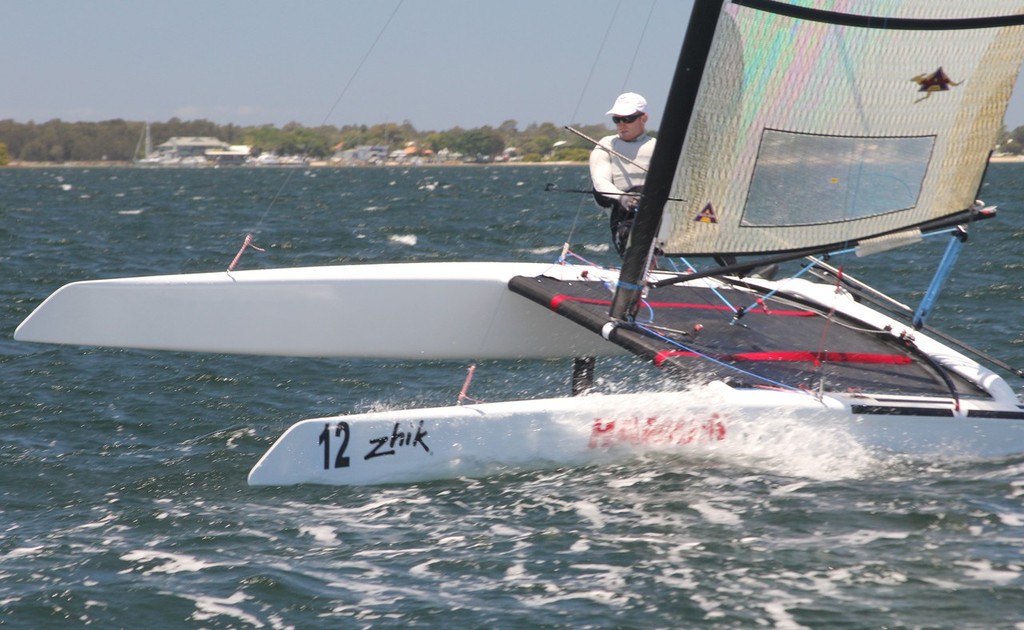 James Spithill heads for clearing mark photo copyright SW taken at  and featuring the  class