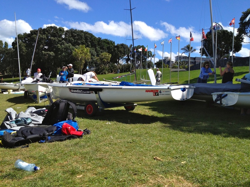 January 26, 2012 470Y-81 - World 470 Youth Championships - Takapuna, New Zealand photo copyright Richard Gladwell www.photosport.co.nz taken at  and featuring the  class