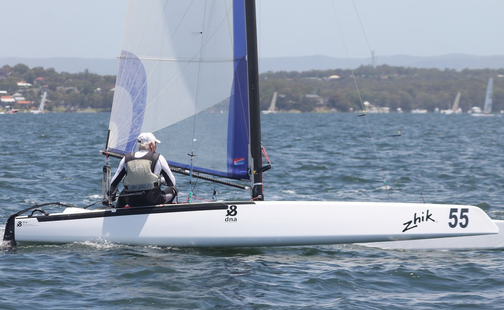 John Cootes on his A-Cat photo copyright  SW taken at  and featuring the  class