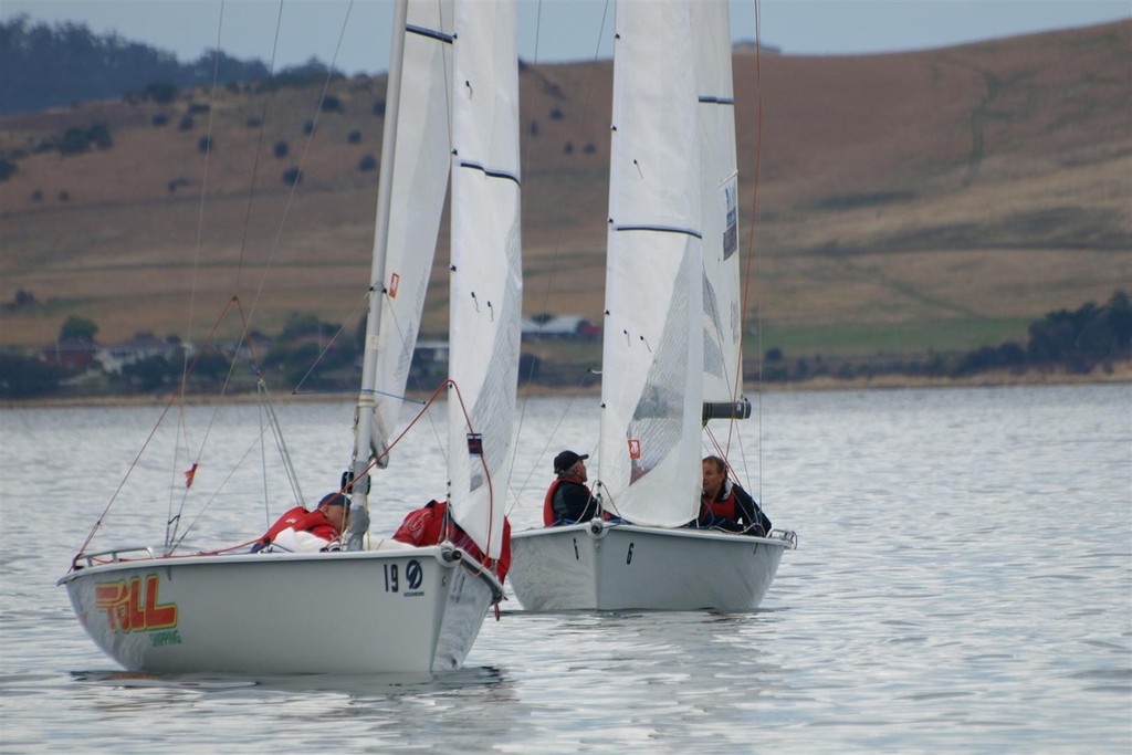 Day 2 - SB3 Australian National Championship 2012 photo copyright Jane Austin taken at  and featuring the  class