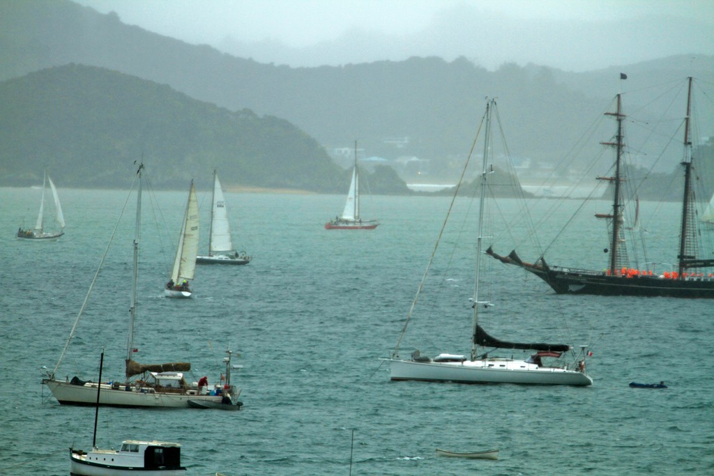 Pre Start - Tall Ships and Classic Invitational Race, Bay of Islands - 2012 photo copyright Steve Western www.kingfishercharters.co.nz taken at  and featuring the  class