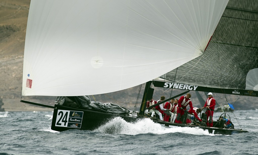 Synergy Russian Sailing Team - RC44 Calero Cup 2012 © Nico Martinez http://www.nicomartinez.com