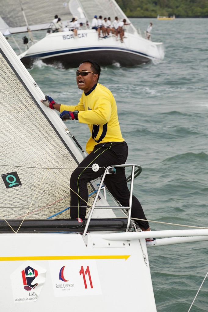 Royal Langkawi International Regatta 2012. Royal Malaysian Navy.   © Guy Nowell http://www.guynowell.com