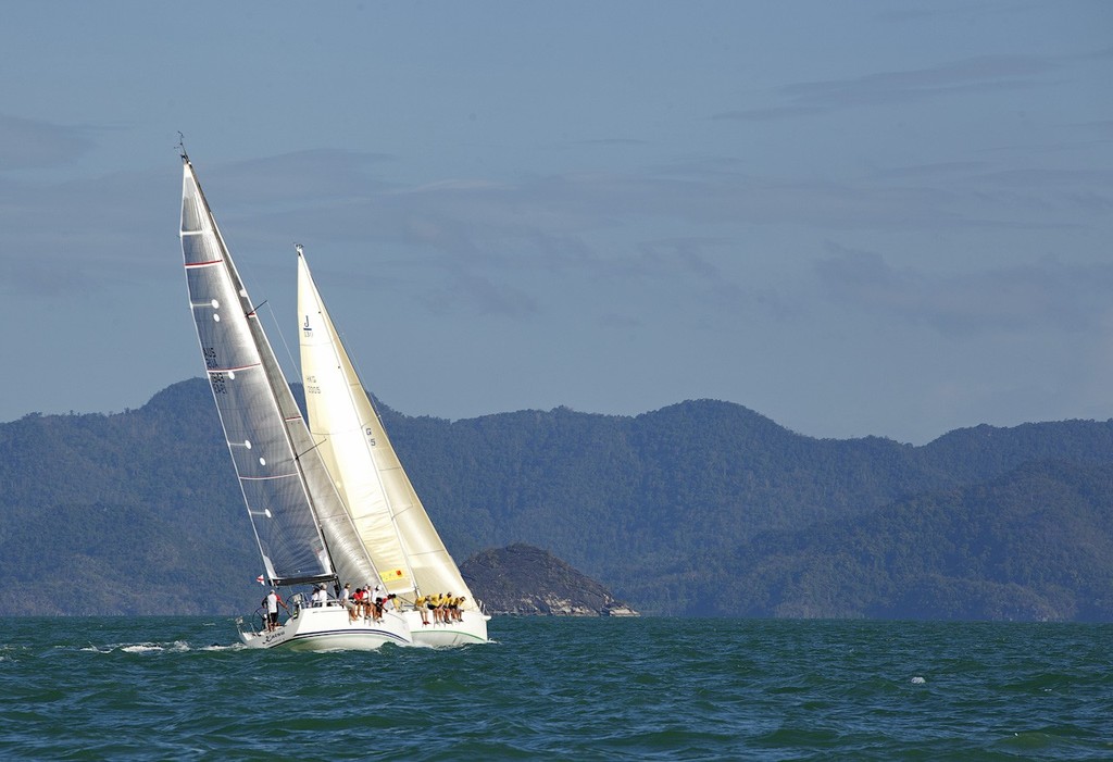 Royal Langkawi International Regatta 2012 - Katsu and Jing Jing in the beautiful Langkawi scenery photo copyright Guy Nowell http://www.guynowell.com taken at  and featuring the  class