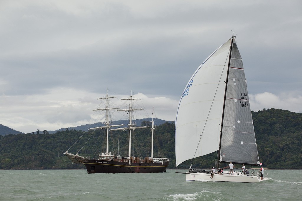 Royal Langkawi International Regatta 2012, Katsu sets off on the Around the Island Race photo copyright Guy Nowell http://www.guynowell.com taken at  and featuring the  class