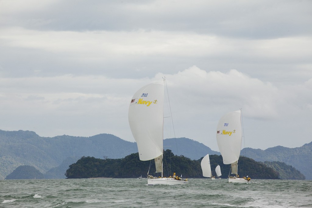 Royal Langkawi International Regatta 2012  - Royal Malaysian Navy tag team photo copyright Guy Nowell http://www.guynowell.com taken at  and featuring the  class