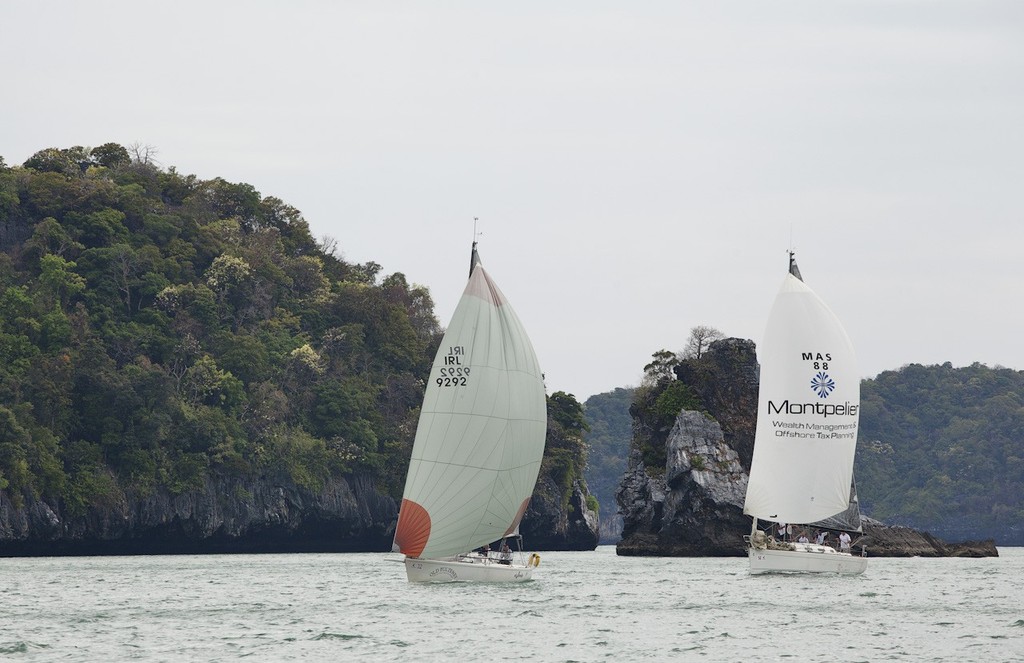 Royal Langkawi International Regatta 2012  - Nijinsky, Skandia Endeavour of Whitby © Guy Nowell http://www.guynowell.com