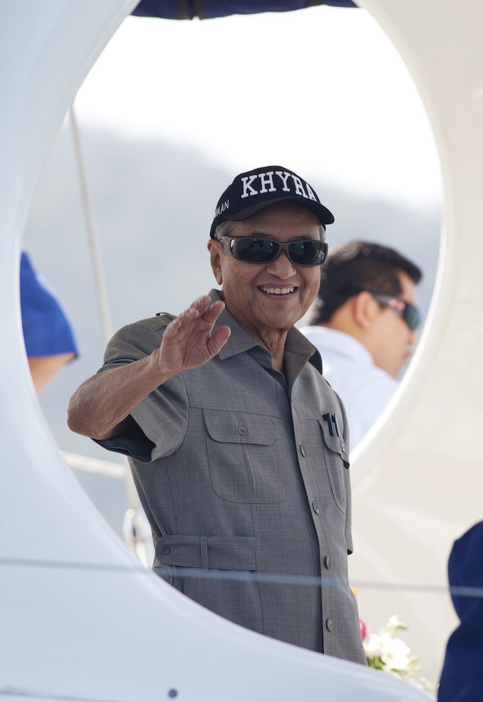 Royal Langkawi International Regatta 2012  - Dr Mathahir Mohammed, former Prime Minister of Malaysia © Guy Nowell http://www.guynowell.com