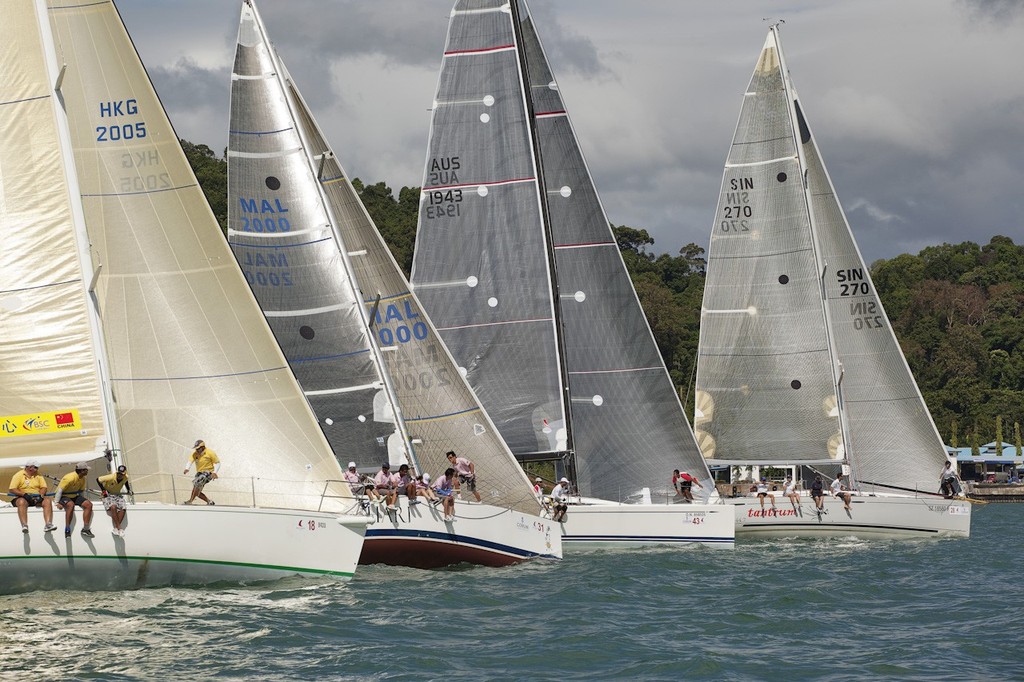 Royal Langkawi International Regatta 2012 - line up line up for IRC 1 start © Guy Nowell http://www.guynowell.com
