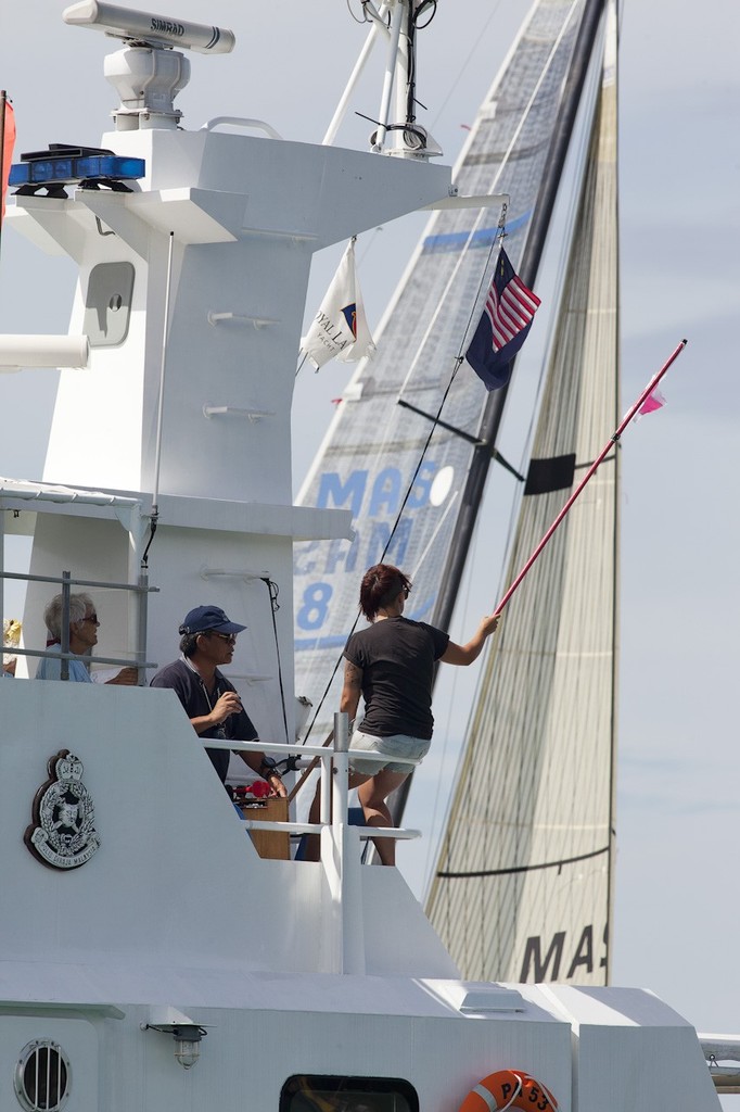 Royal Langkawi International Regatta 2012 - Race Committee supervises another start photo copyright Guy Nowell http://www.guynowell.com taken at  and featuring the  class