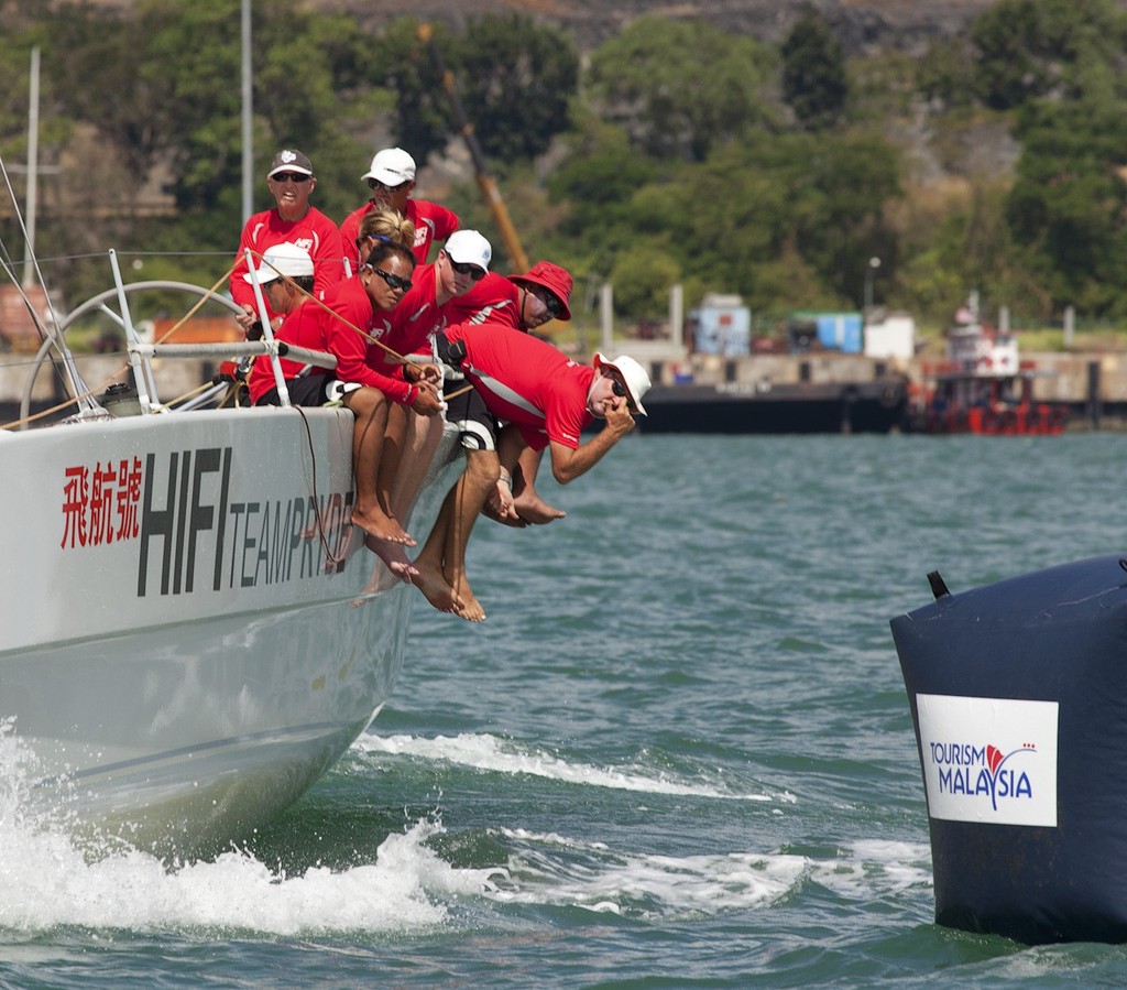 Royal Langkawi International Regatta 2012 - HiFi skates around the mark photo copyright Guy Nowell http://www.guynowell.com taken at  and featuring the  class