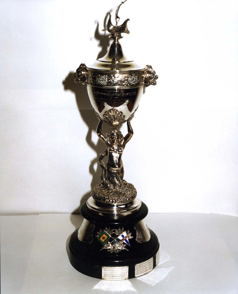 The ‘missing’ Sir Thomas Lipton Trophy photo copyright Geoff Lucas taken at  and featuring the  class