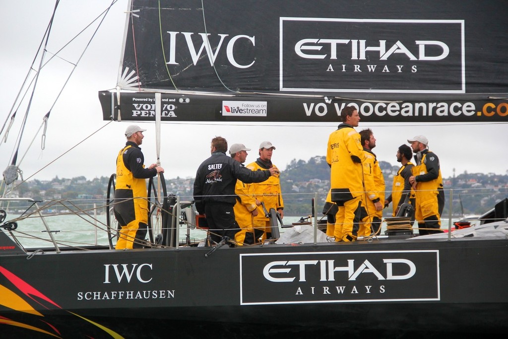 VolvoFinishL4AbuDhabi (3) - Volvo Ocean Race, Leg 4 Finish - Abu Dhabi photo copyright Richard Gladwell www.photosport.co.nz taken at  and featuring the  class