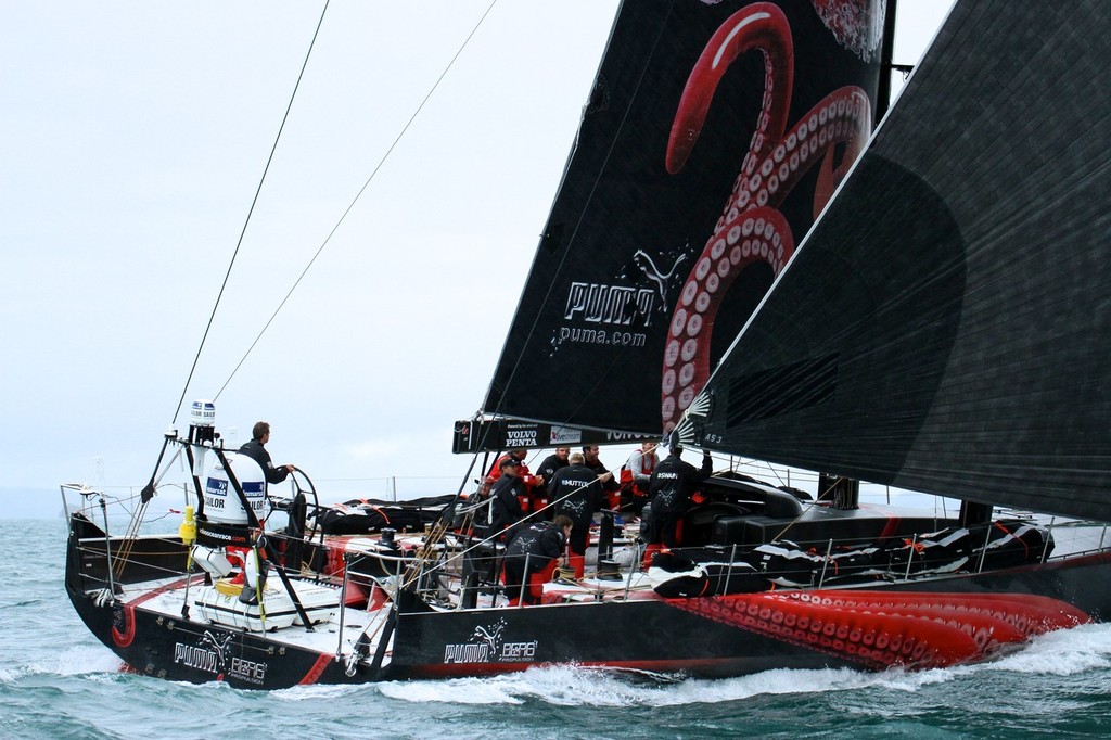 VolvoFinishL4Puma - Volvo Ocean Race, Leg 4 Finish - Puma photo copyright Richard Gladwell www.photosport.co.nz taken at  and featuring the  class