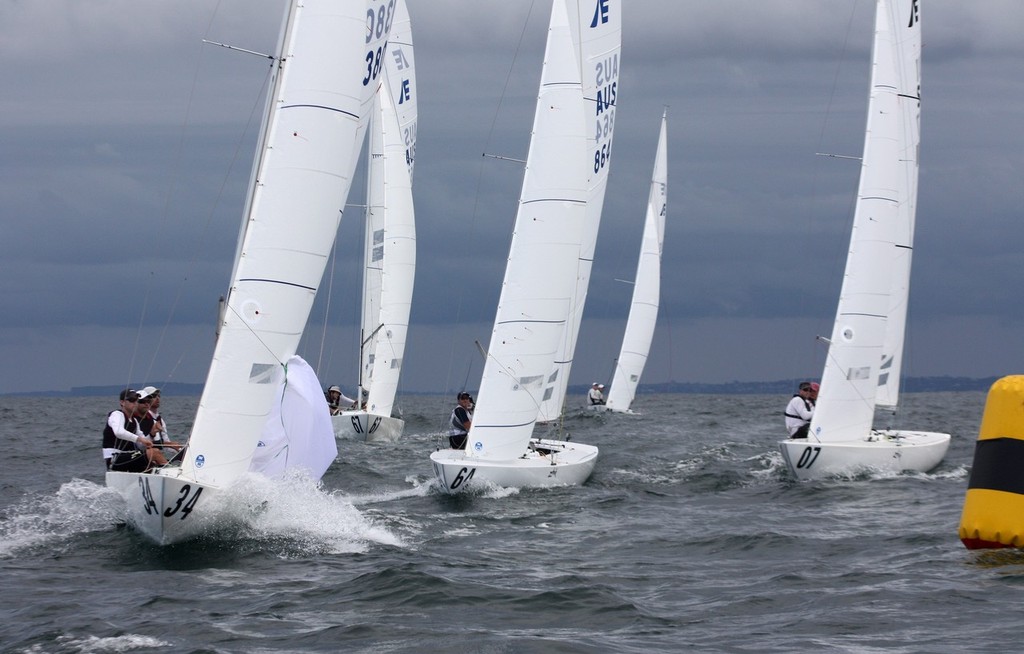 Zhik Etchells Australian Championships 2012 Julian Plante Two Speed photo copyright Sail-World.com /AUS http://www.sail-world.com taken at  and featuring the  class