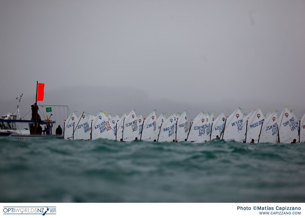 optiWorlds12 capizzano 0491 - Day 7 - 2011 Optimist World Championships, Napier NZL photo copyright Matías Capizzano/Optiworlds http://www.capizzano.com/ taken at  and featuring the  class