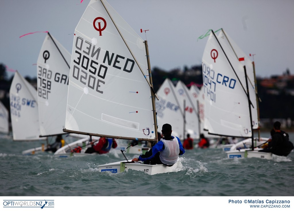 Day 8 - 2011 Optimist World Championships, Napier NZL © Matías Capizzano/Optiworlds http://www.capizzano.com/