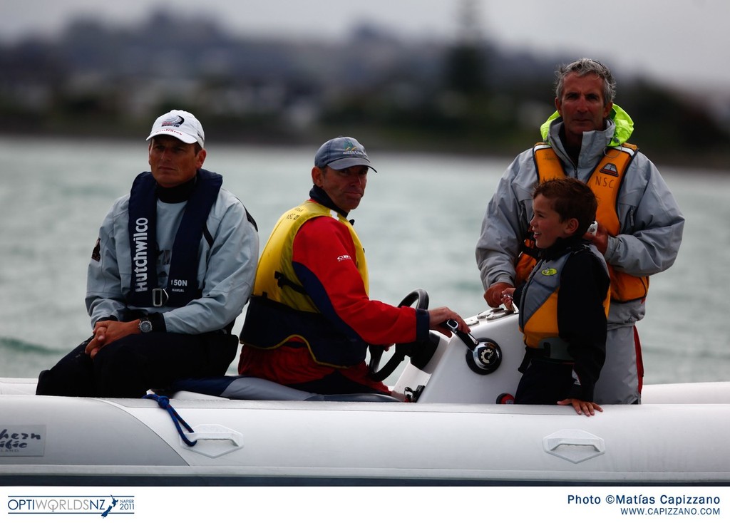 Dean Barker - Day 7 - 2011 Optimist World Championships, Napier NZL photo copyright Matías Capizzano/Optiworlds http://www.capizzano.com/ taken at  and featuring the  class