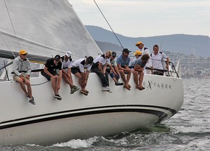 eXtasea was the winner of the race and also won the ORCV's Sovereign Series in IRC and AMS. - King of the Derwent photo copyright  John Curnow taken at  and featuring the  class
