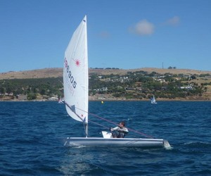 Luke Stephens - 2011-12 SA Laser Radial State Champion - - South Australian Laser State Championships photo copyright Louise Philcox taken at  and featuring the  class