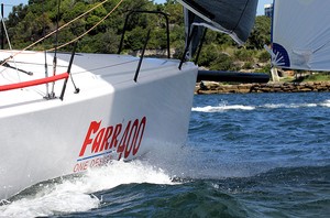 Full volume for'ard ensures bow gets up and you fly forward. - Farr 400 photo copyright  John Curnow taken at  and featuring the  class