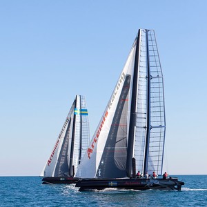 Artemis Racing AC45 Training  01-02-2012, Valencia, Spain photo copyright Sander van der Borch / Artemis Racing http://www.sandervanderborch.com taken at  and featuring the  class