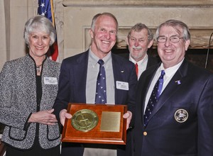 CCA 2011 Far Horizons Award Winners Mary Alice and  Brian O&rsquo;Neill            with Awards Chairman Bob Drew and CCA Commodore Dan Dyer


Photo © Dan Nerney

 photo copyright  SW taken at  and featuring the  class