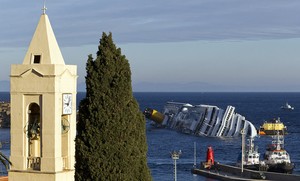 Giglio Porto, 25/01/12
Costa Concordia accident  on the rock of Giglio Island
Photo: © Carlo Borlenghi photo copyright Carlo Borlenghi / www.carloborlenghi.com taken at  and featuring the  class