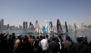 Day 4, Act 2 Qingdao, China - Extreme Sailing Series 2012 photo copyright Lloyd Images http://lloydimagesgallery.photoshelter.com/ taken at  and featuring the  class